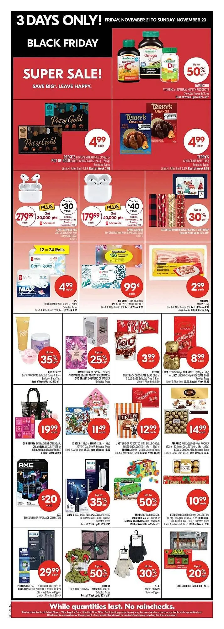 Shoppers Drug Mart flyer from November 21 to November 29 2025 - flyer page 3