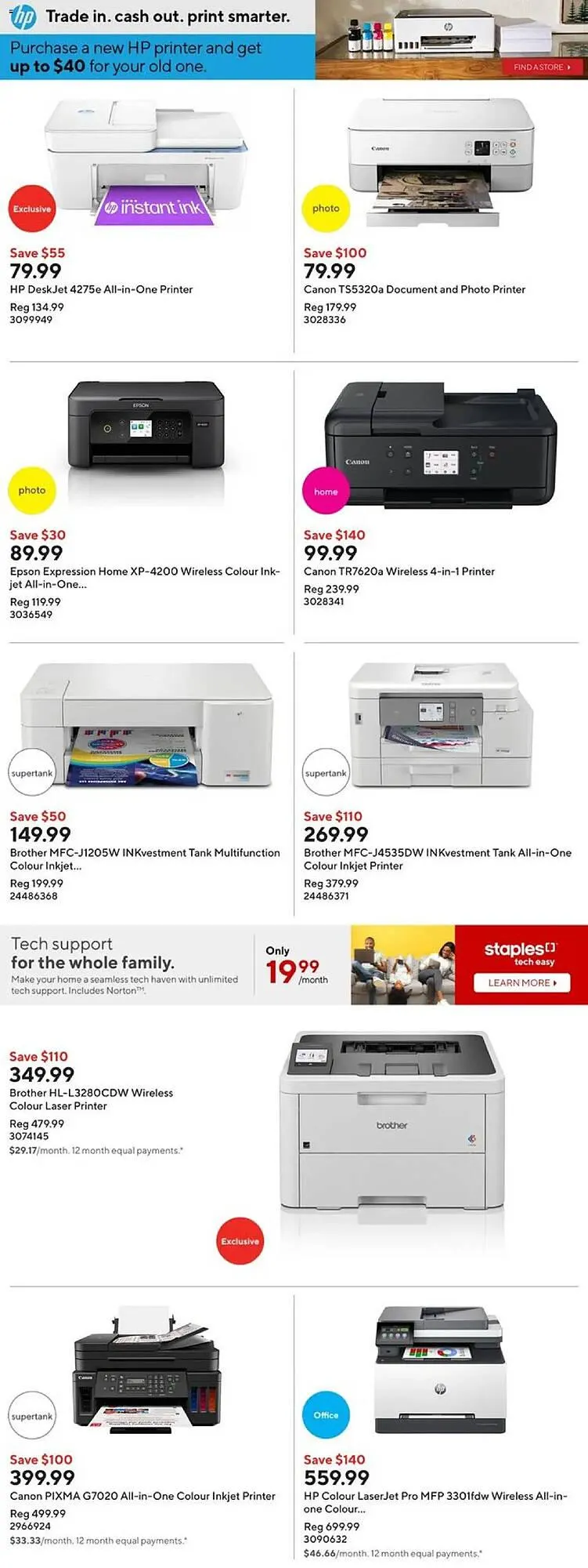 Staples flyer from January 8 to January 14 2025 - flyer page 18