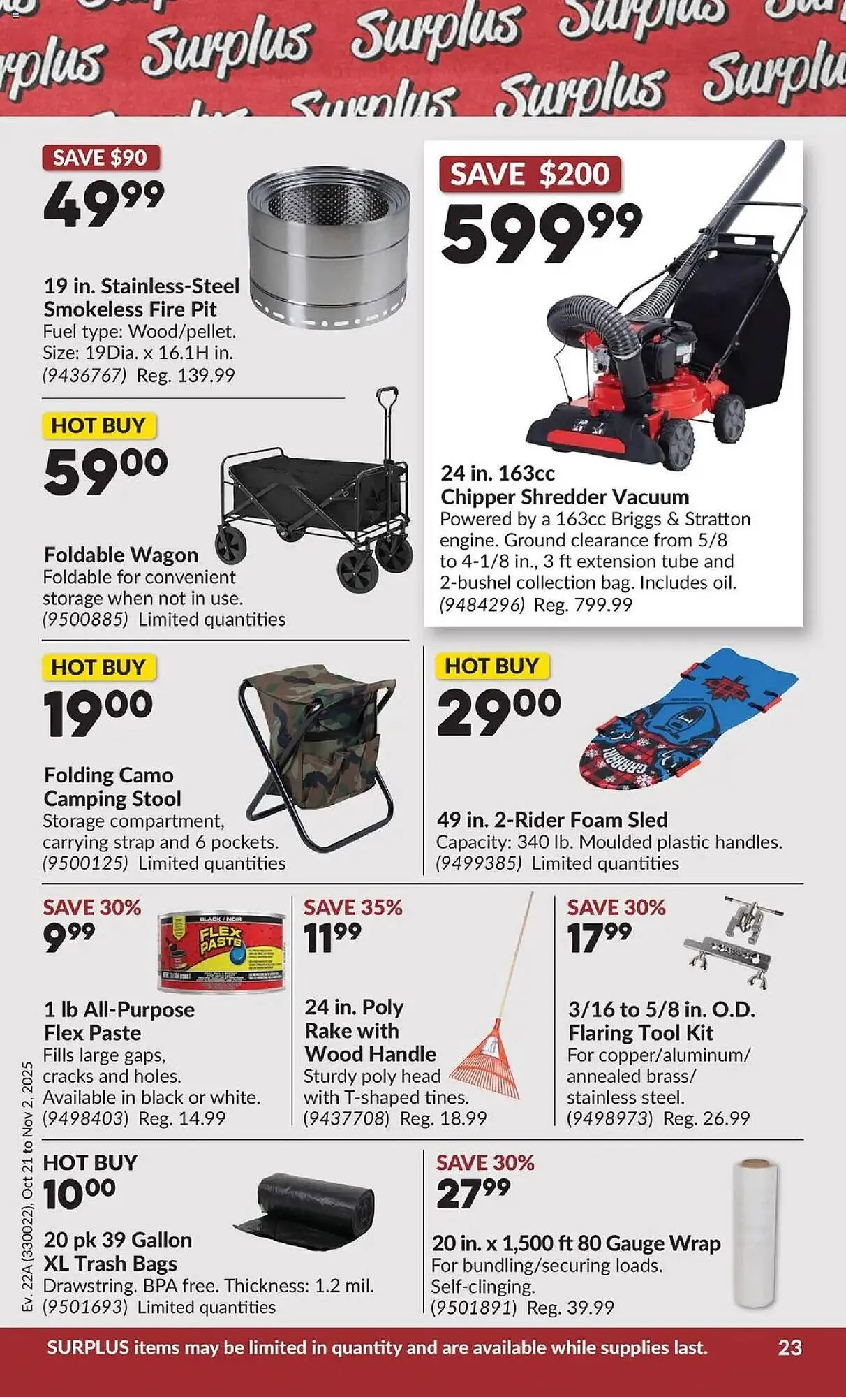 Princess Auto flyer from October 21 to November 2 2025 - flyer page 44