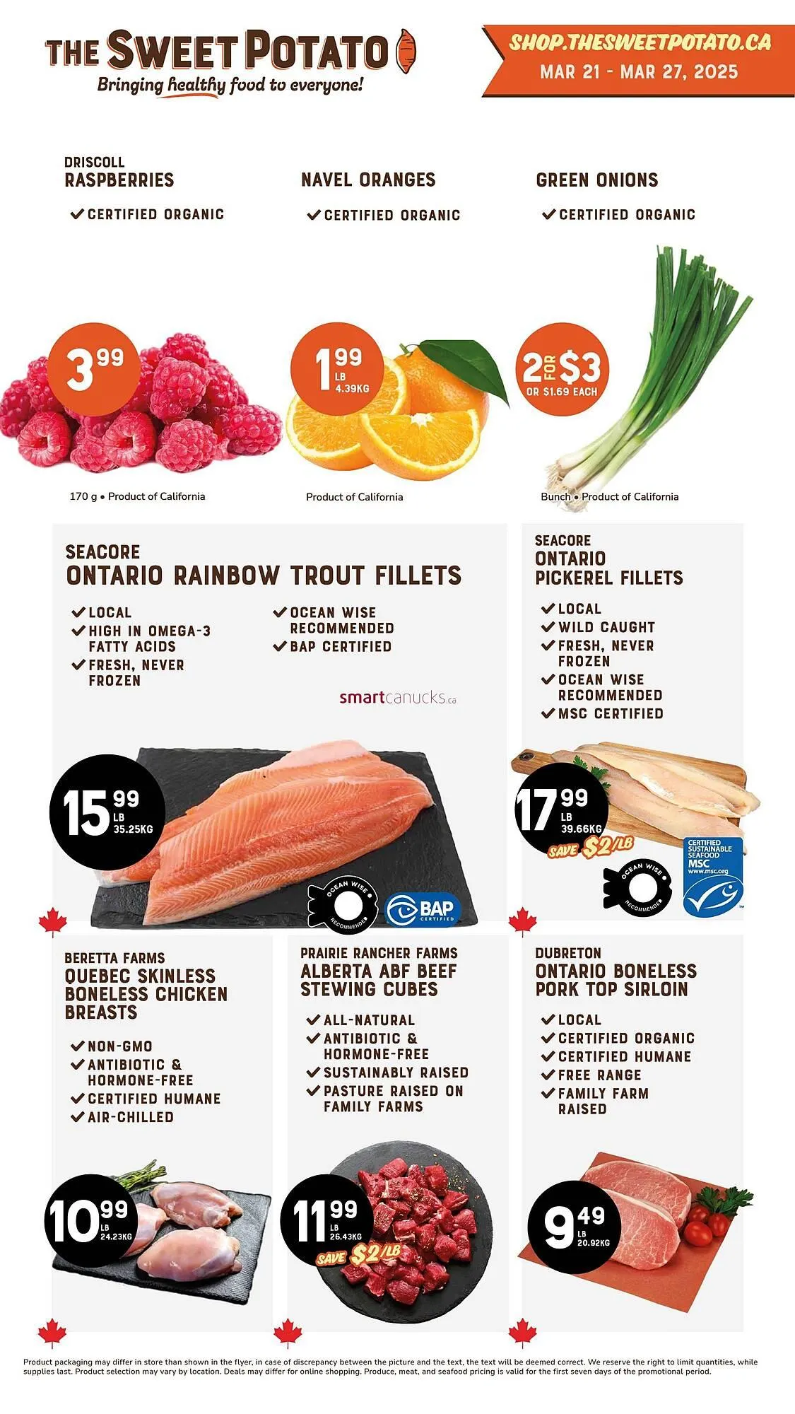 The Sweet Potato flyer from March 20 to April 20 2025 - flyer page 2