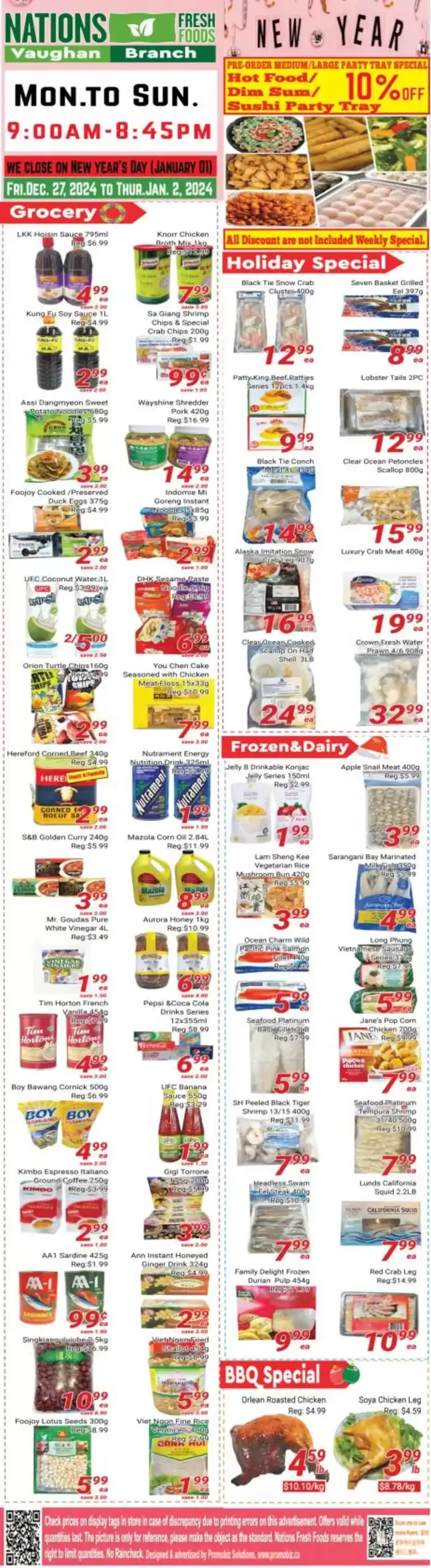 Great discounts on selected products from December 28 to January 11 2025 - flyer page 1