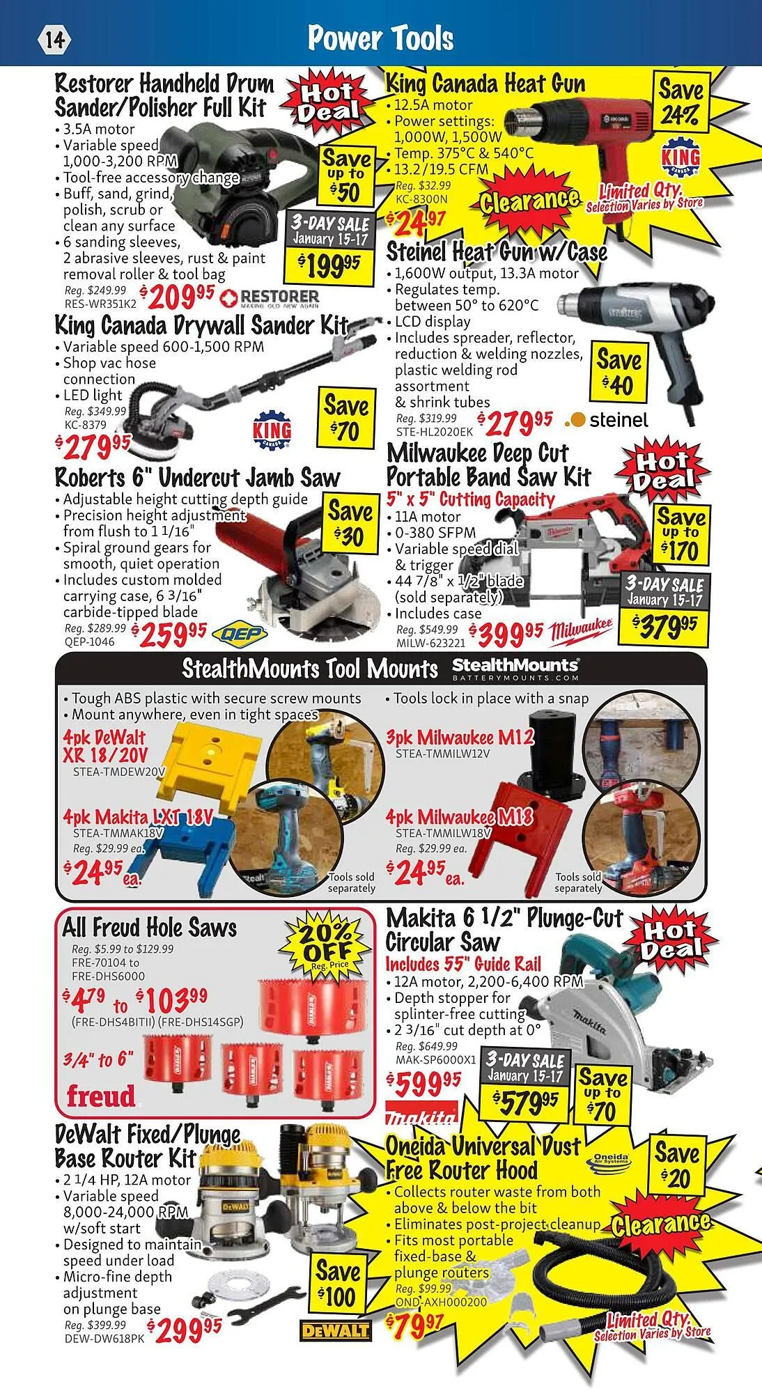 KMS Tools flyer from January 1 to January 31 2026 - flyer page 14