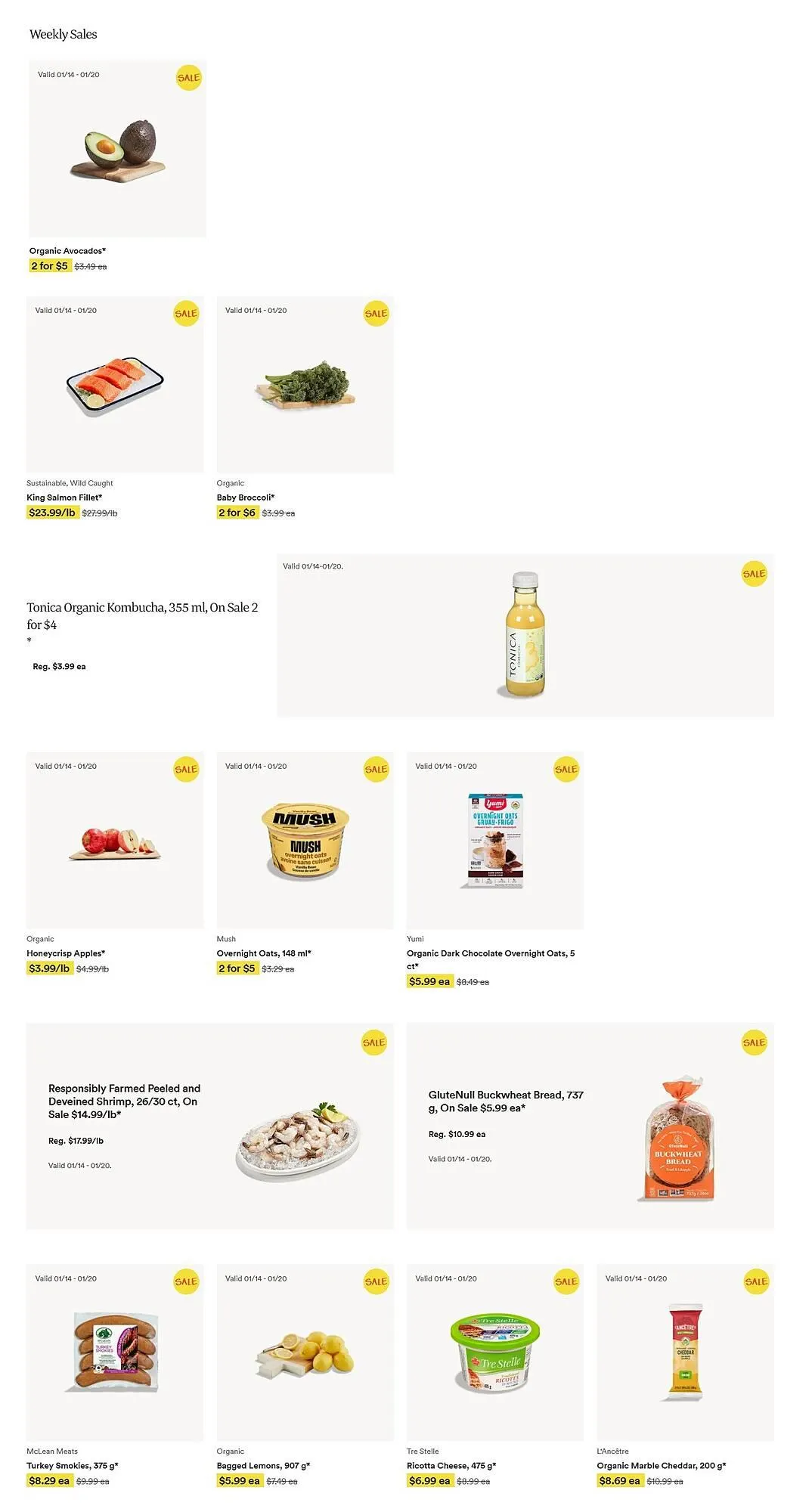 Whole Foods Market flyer from January 14 to January 20 2026 - flyer page 1