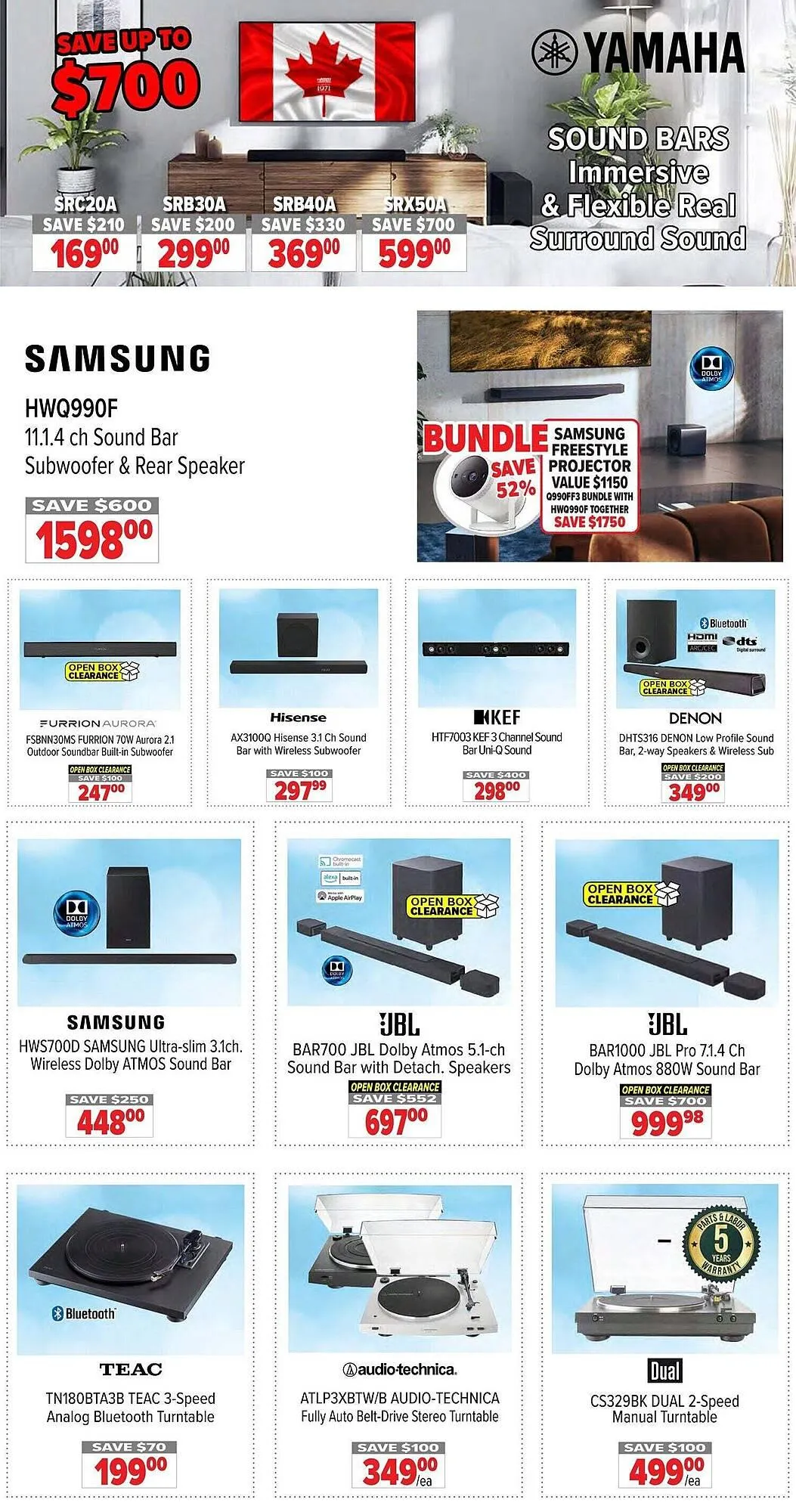 2001 Audio Video flyer from December 5 to December 25 2025 - flyer page 5