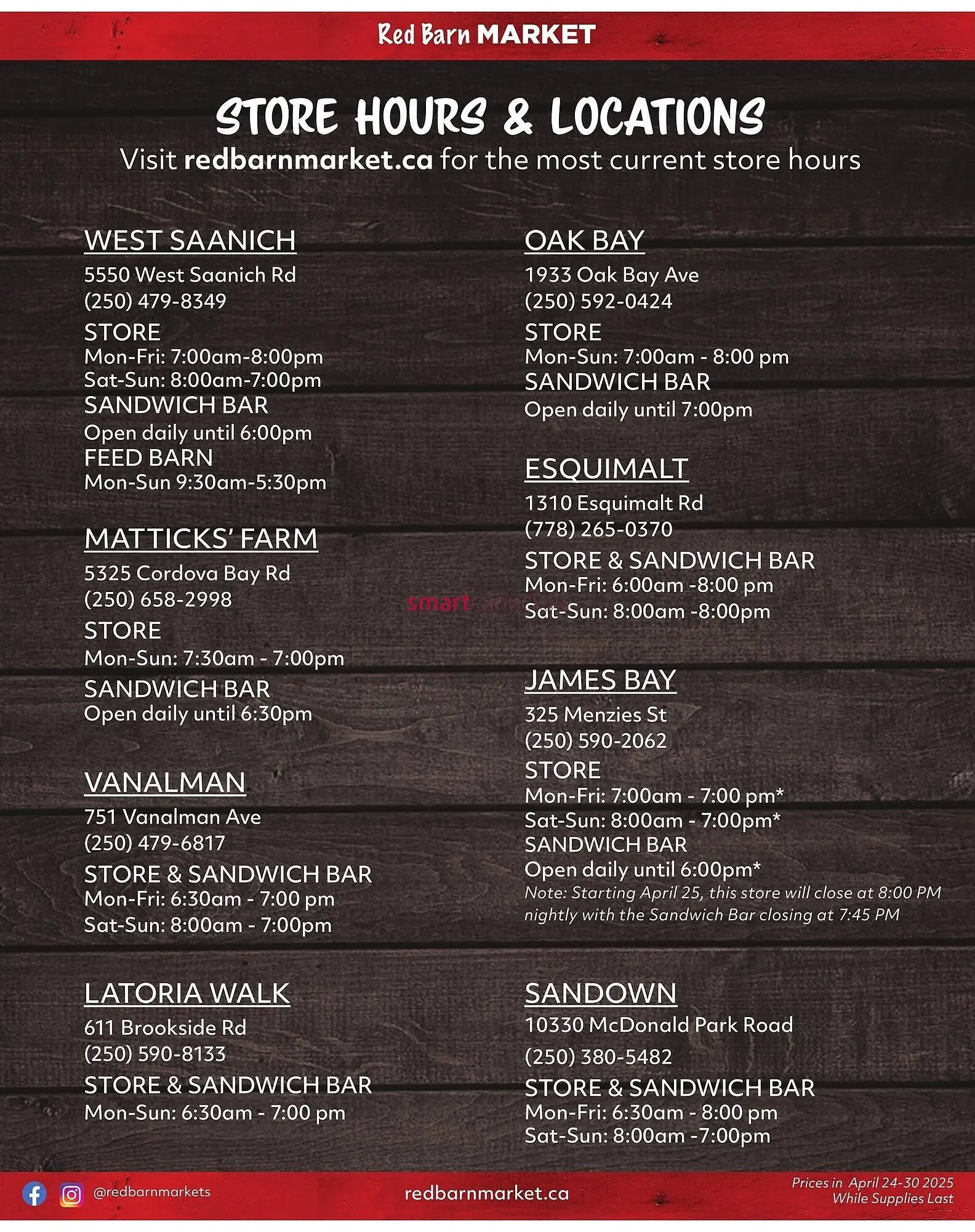 Red Barn Market flyer from April 24 to April 30 2025 - flyer page 8