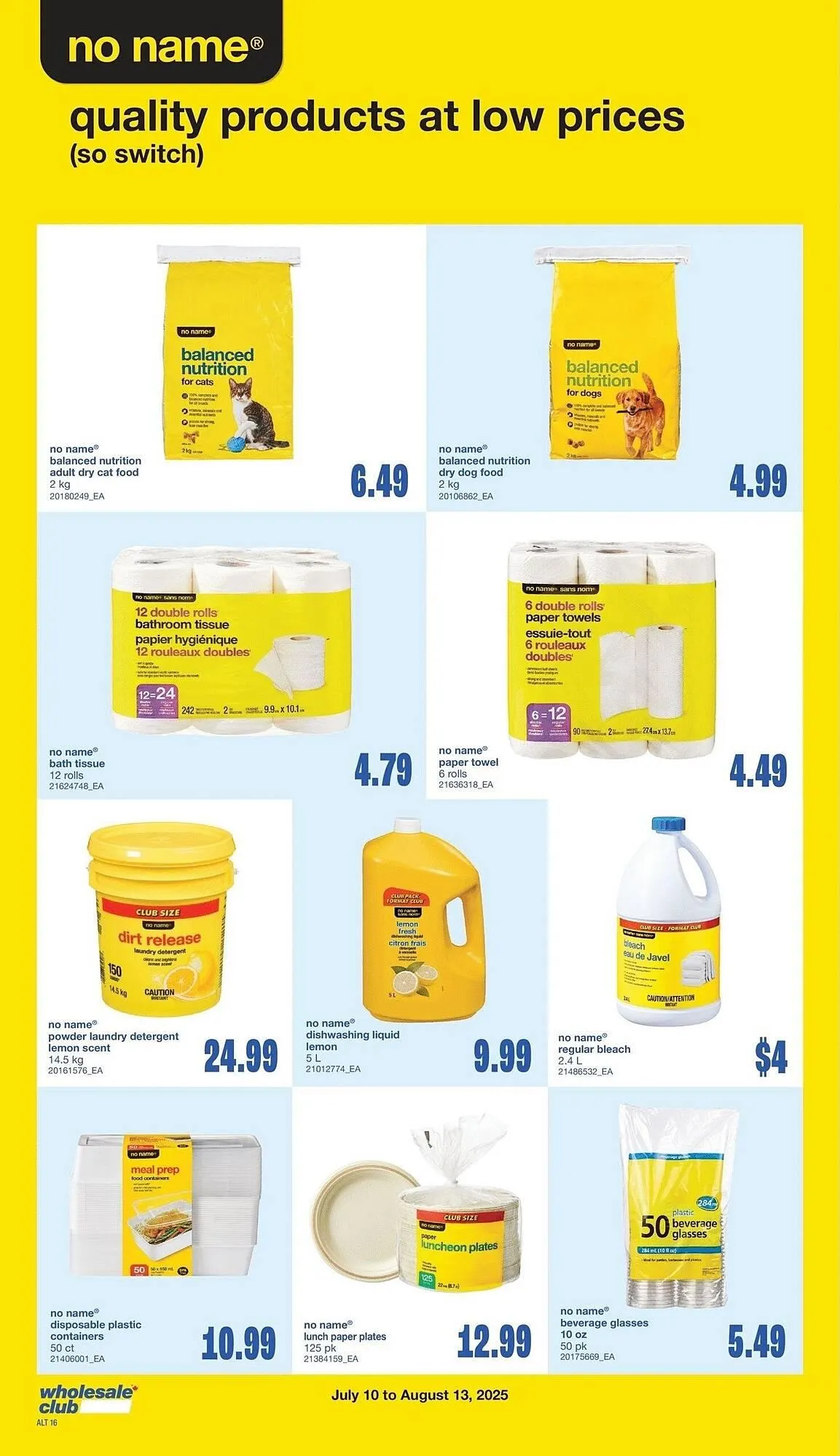 Wholesale Club flyer from July 10 to July 16 2025 - flyer page 21