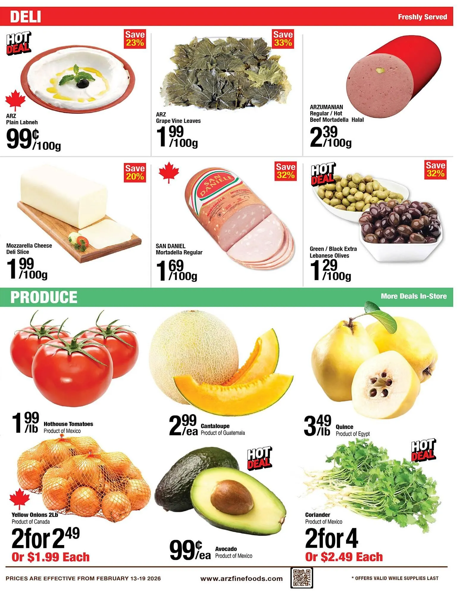 Arz Fine Foods flyer from February 13 to February 19 2026 - flyer page 7