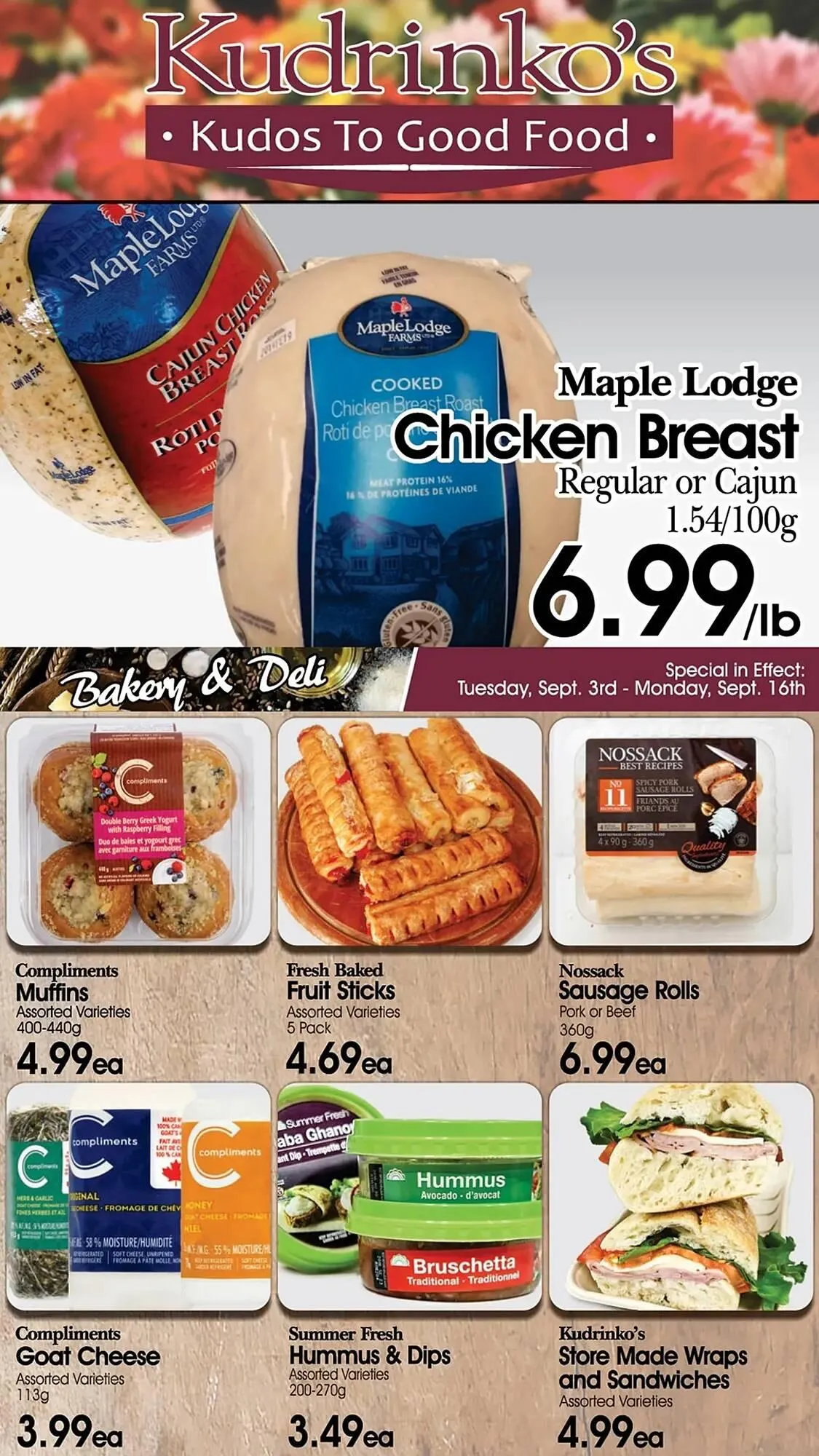 Kudrinko's flyer from September 5 to September 11 2024 - flyer page 3