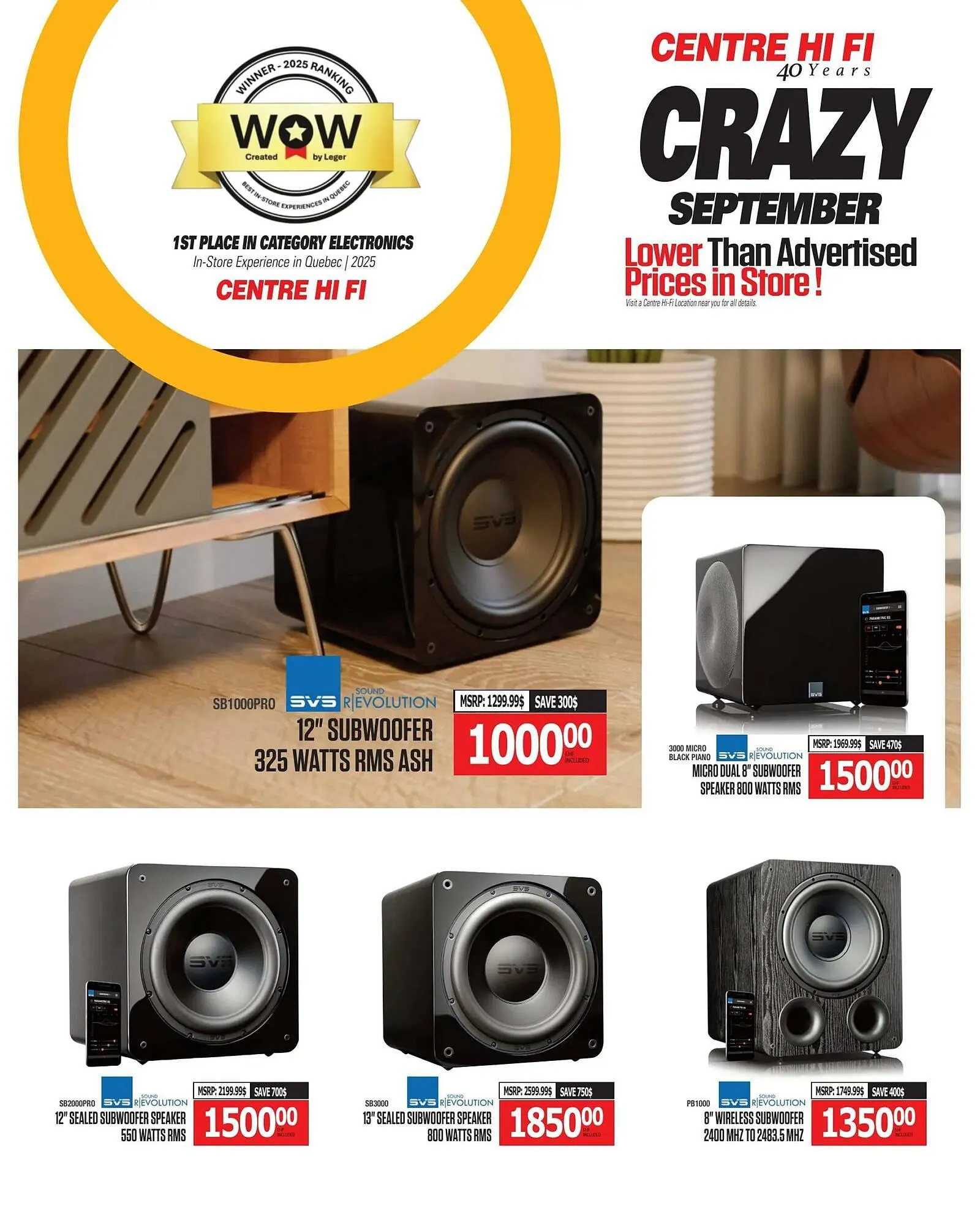 Centre Hi-Fi flyer from September 26 to October 2 2025 - flyer page 59