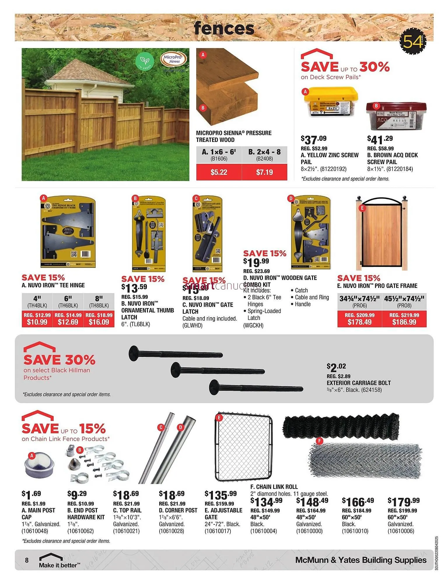 McMunn & Yates Building Supplies flyer from May 23 to May 29 2025 - flyer page 8