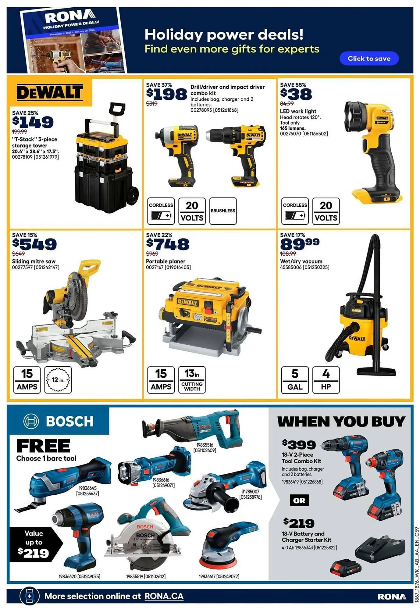 RONA flyer from January 1 to January 14 2026 - flyer page 21