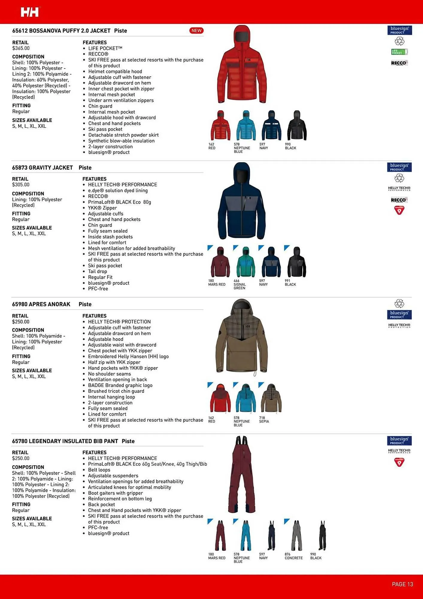Helly Hansen flyer from September 11 to February 28 2026 - flyer page 13