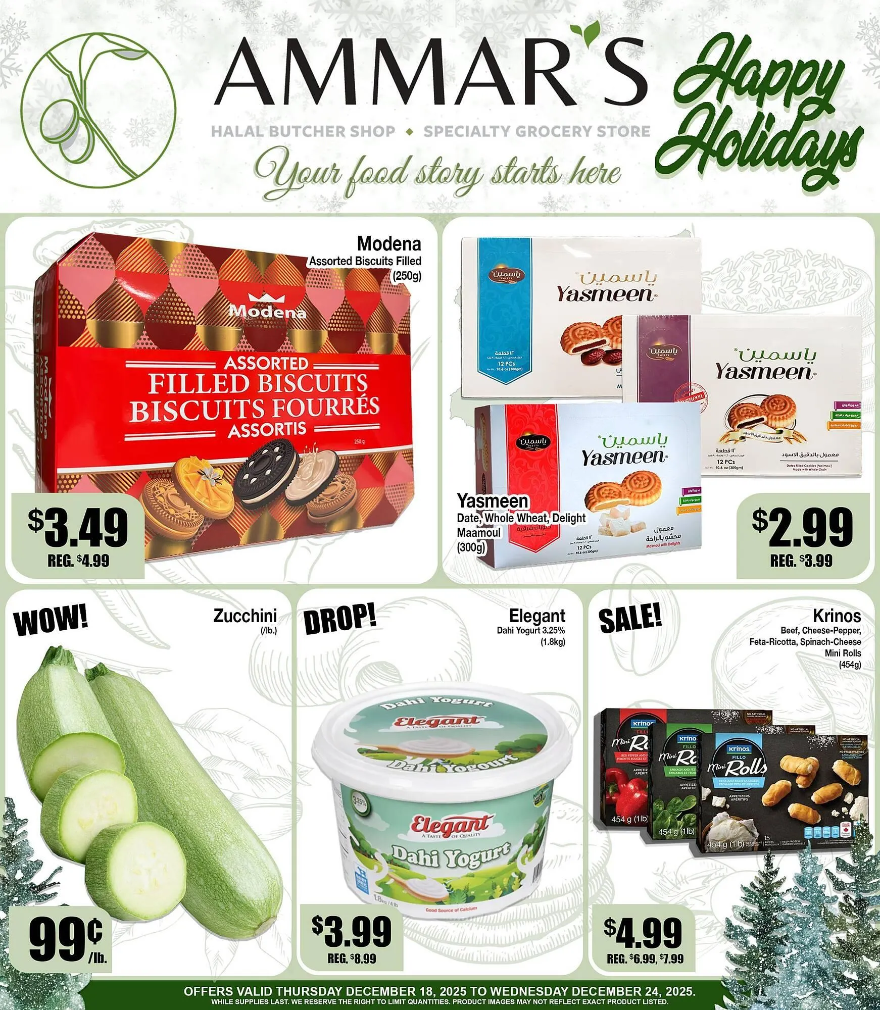 Ammar's Halal Meats flyer from December 18 to December 24 2025 - flyer page 1