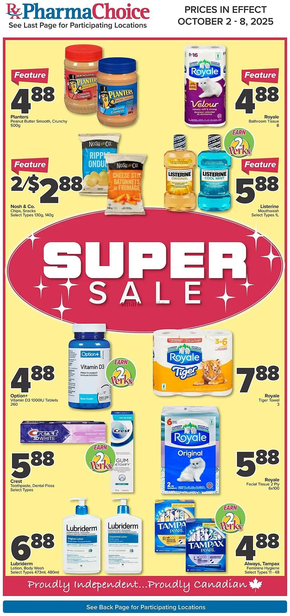 PharmaChoice flyer from October 2 to October 8 2025 - flyer page 1