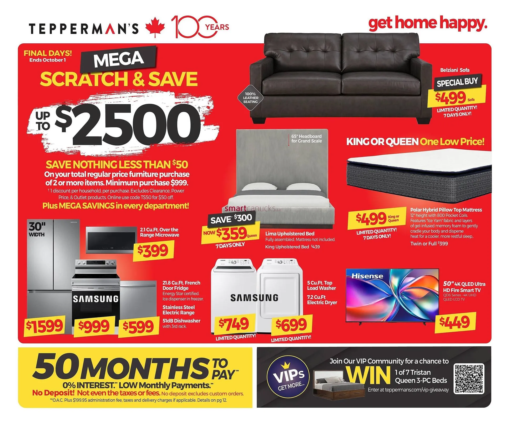 Tepperman's flyer from September 24 to September 30 2025 - flyer page 1