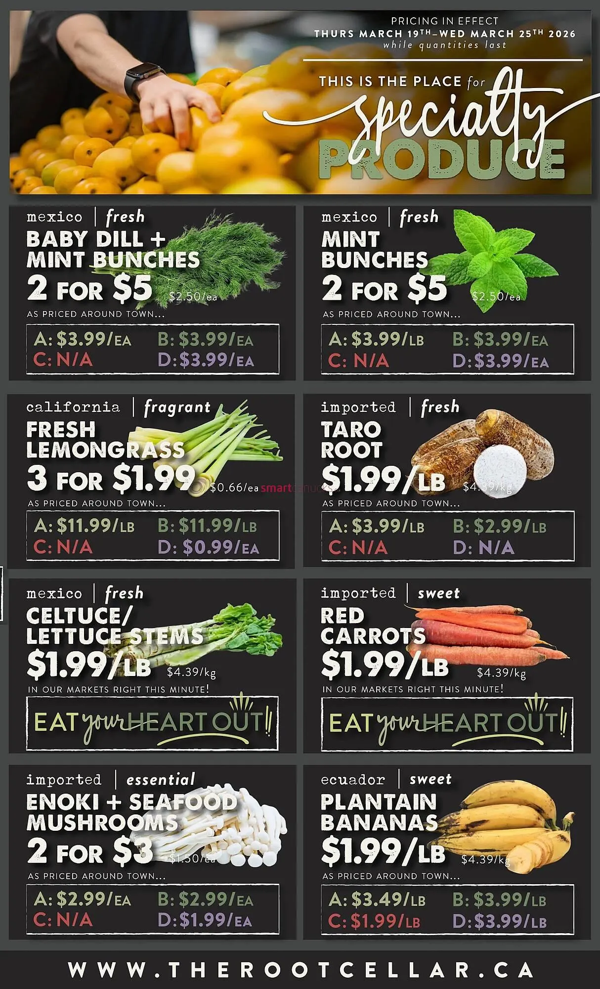 The Root Cellar flyer from March 19 to March 25 2026 - flyer page 3