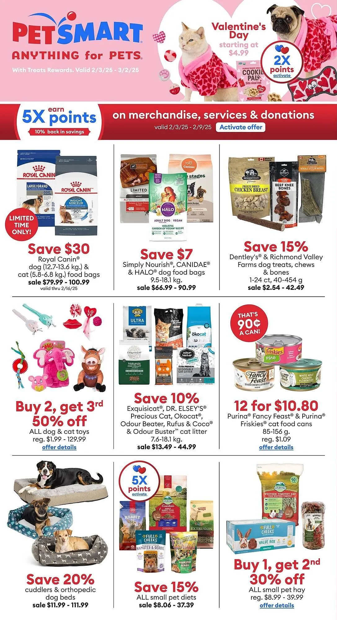 Petsmart flyer from February 2 to February 8 2025 - flyer page 1