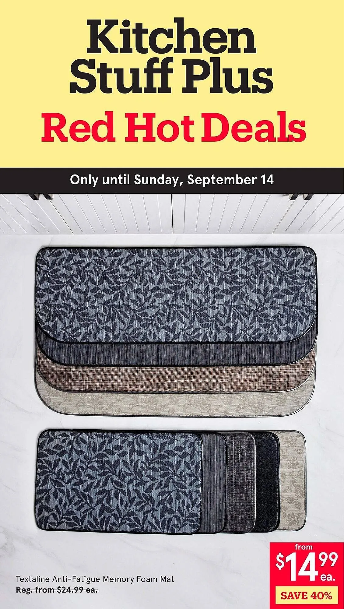 Kitchen Stuff Plus flyer from September 8 to September 15 2025 - flyer page 1