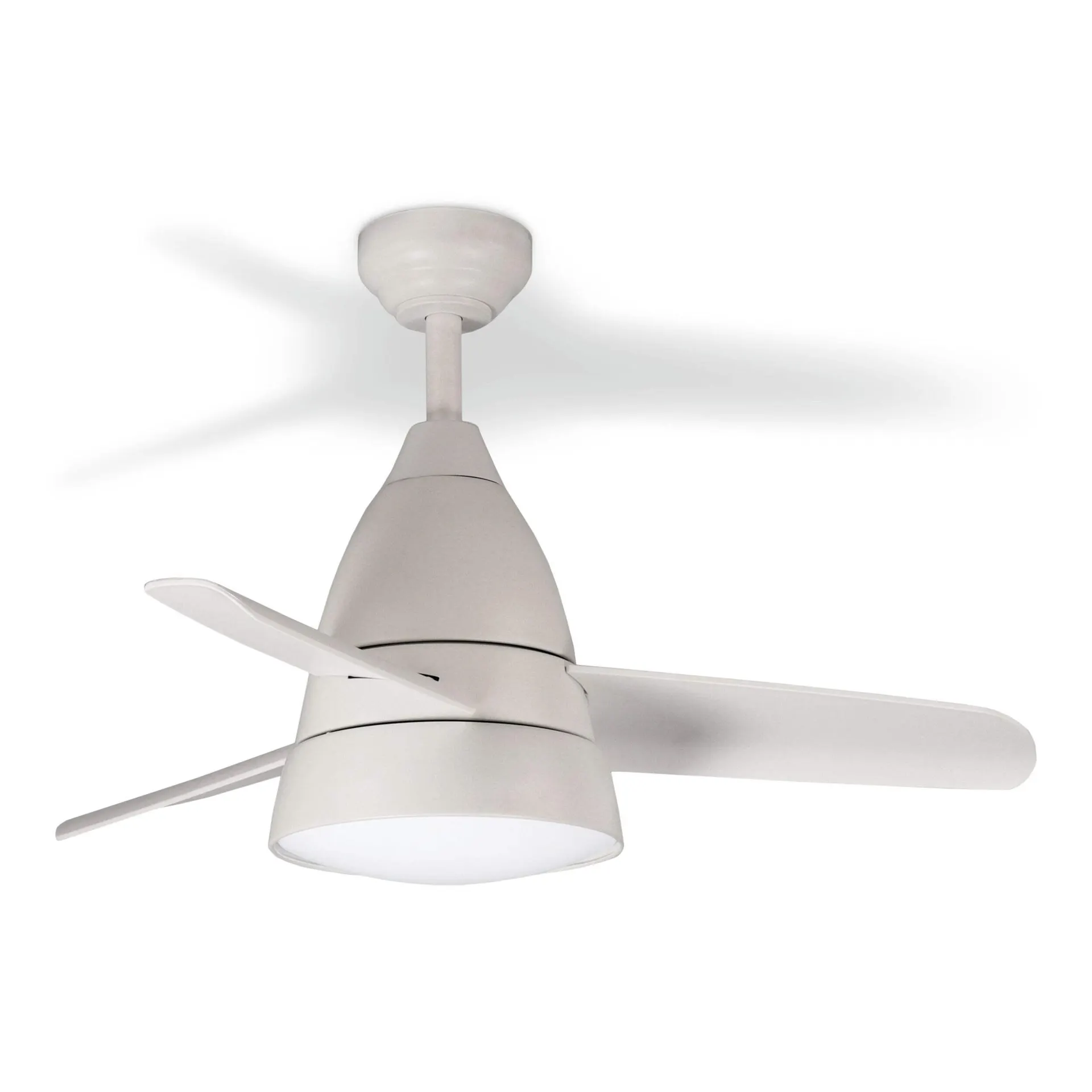 NOMA Morgan 36-in 3-Blade Reversible 6-Speed LED Ceiling Fan with Remote, White