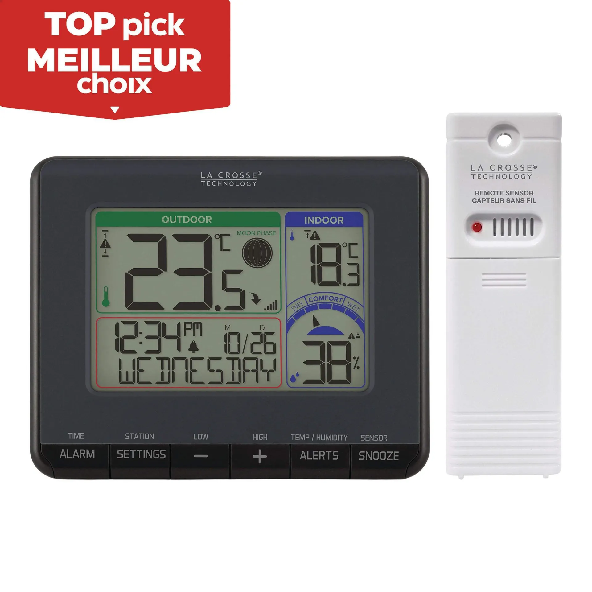 La Crosse Wireless Weather Station Digital Thermostat
