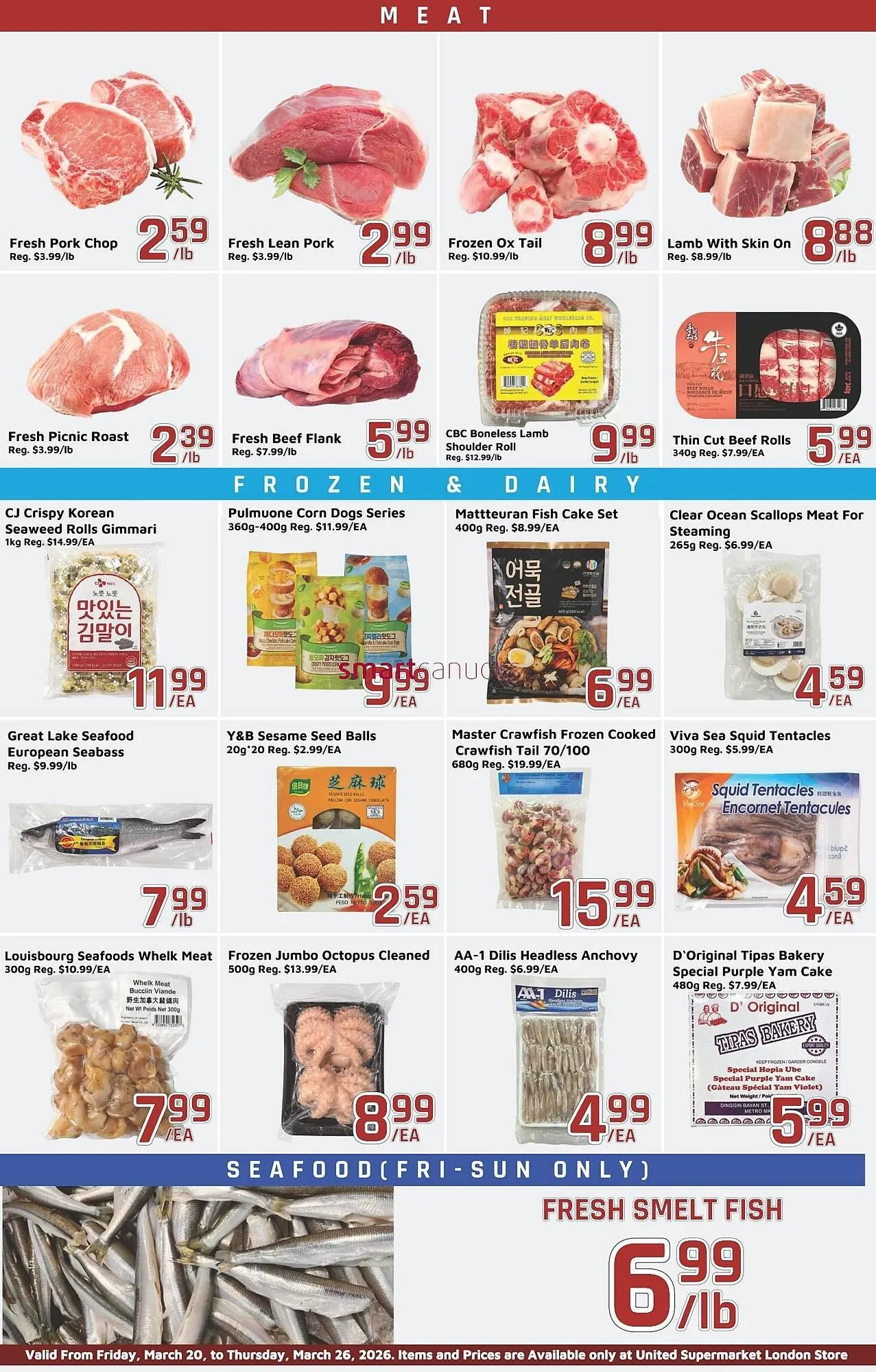 United Supermarket flyer from March 20 to March 26 2026 - flyer page 2