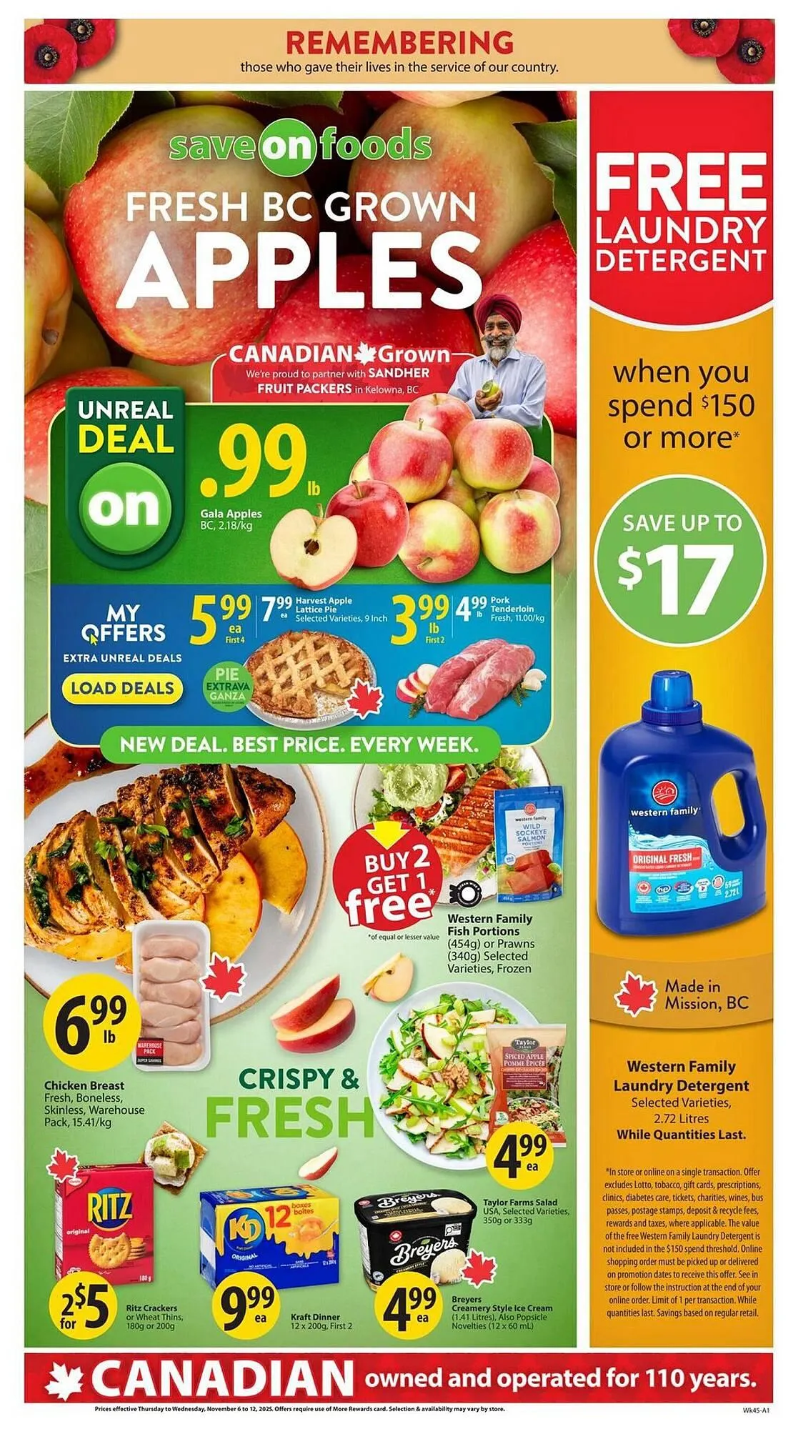 Save on Foods flyer from November 6 to November 19 2025 - flyer page 1