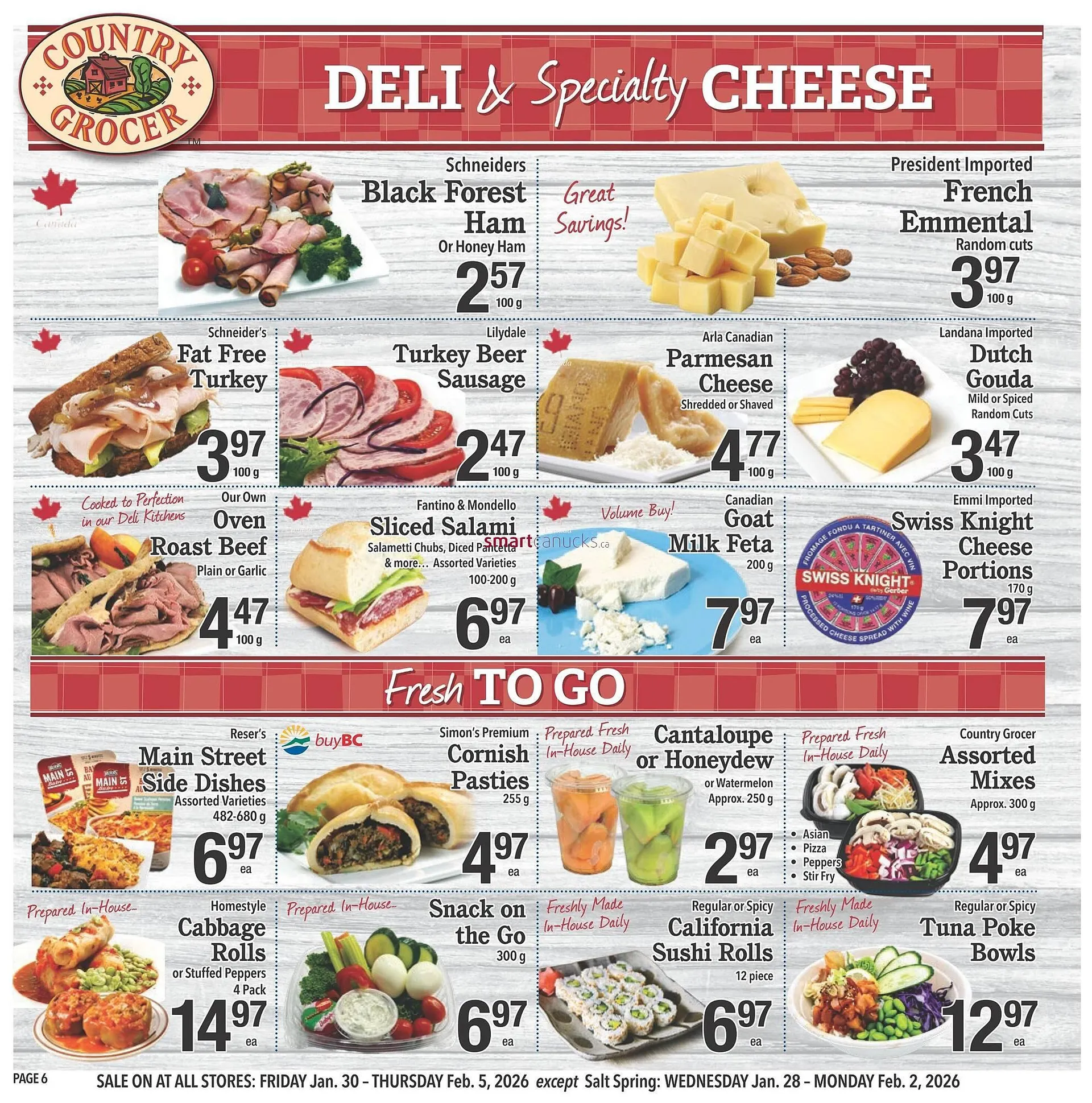Country Grocer flyer from January 30 to February 5 2026 - flyer page 6