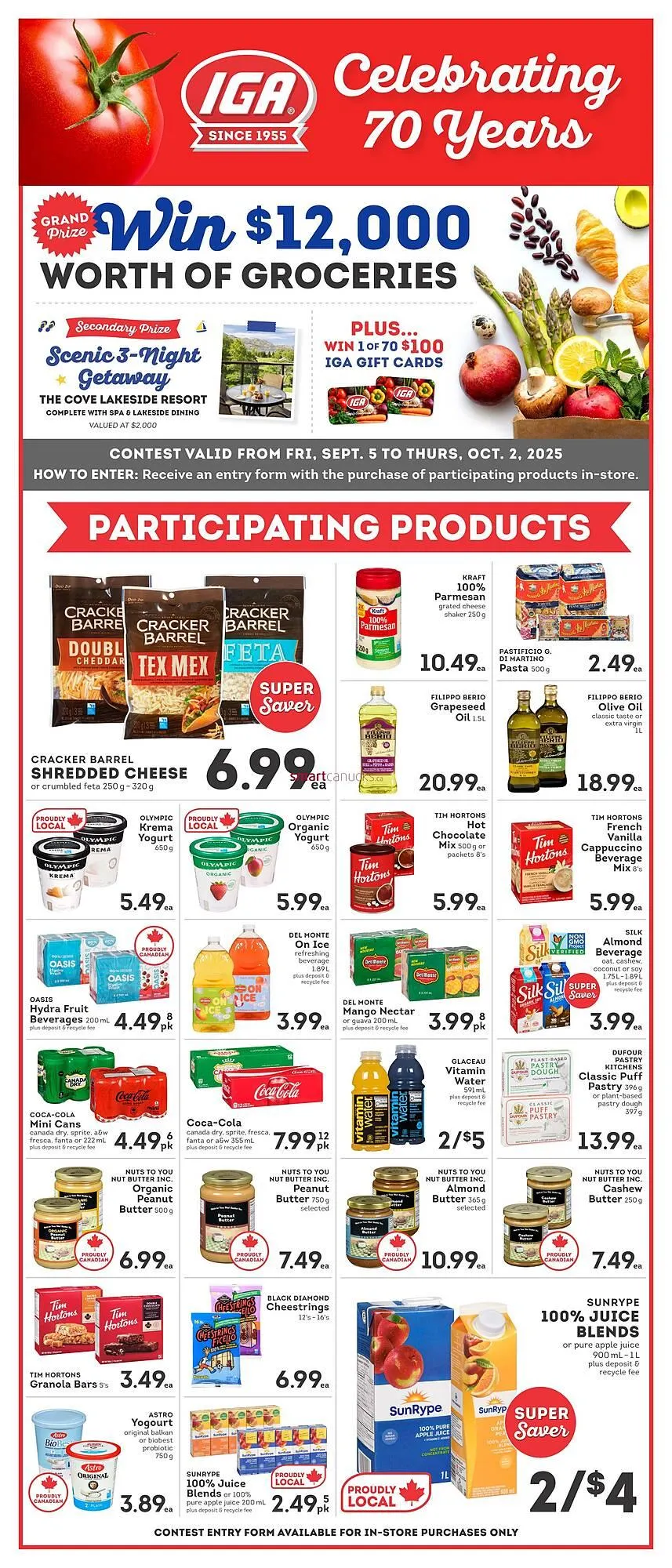 IGA flyer from September 5 to September 11 2025 - flyer page 2