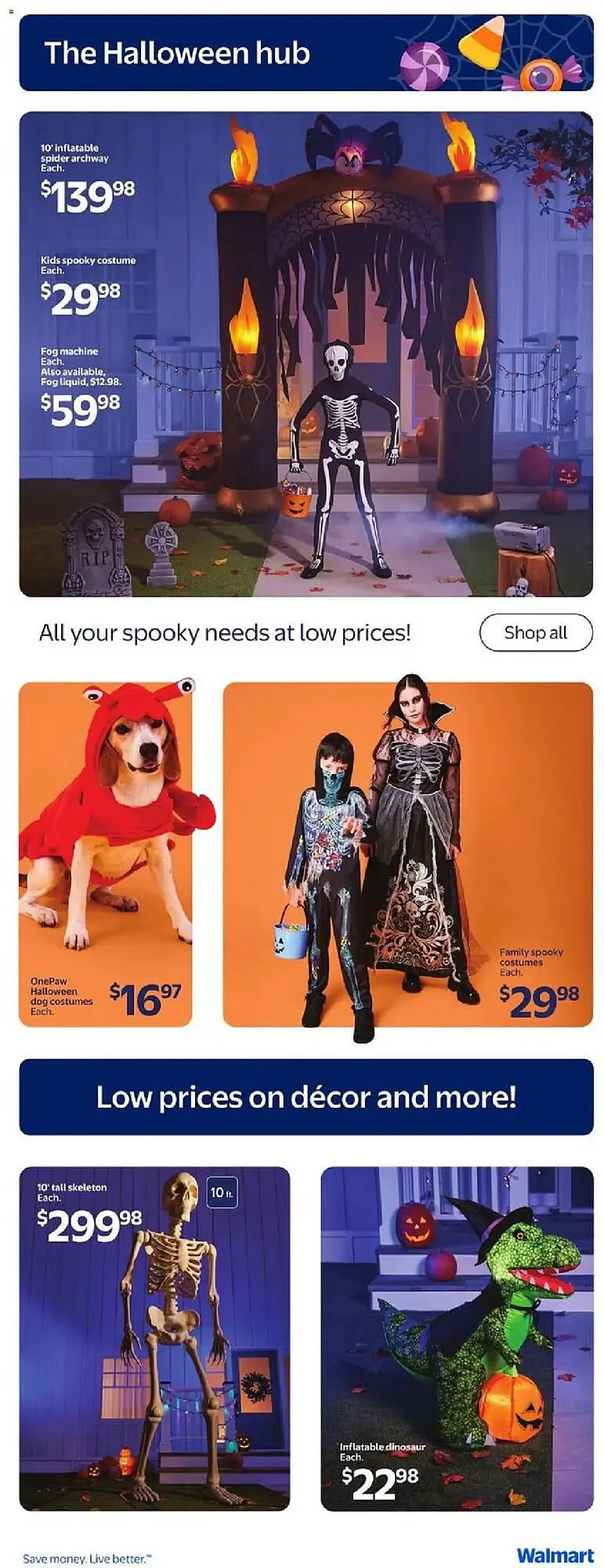 Walmart flyer from September 25 to October 31 2025 - flyer page 1
