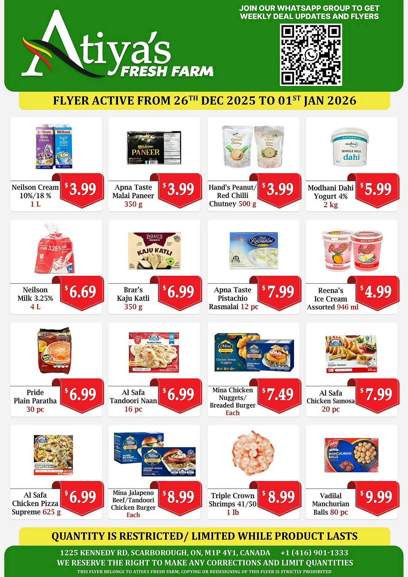 Atiya's Fresh Farm flyer from December 26 to January 1 2026 - flyer page 3