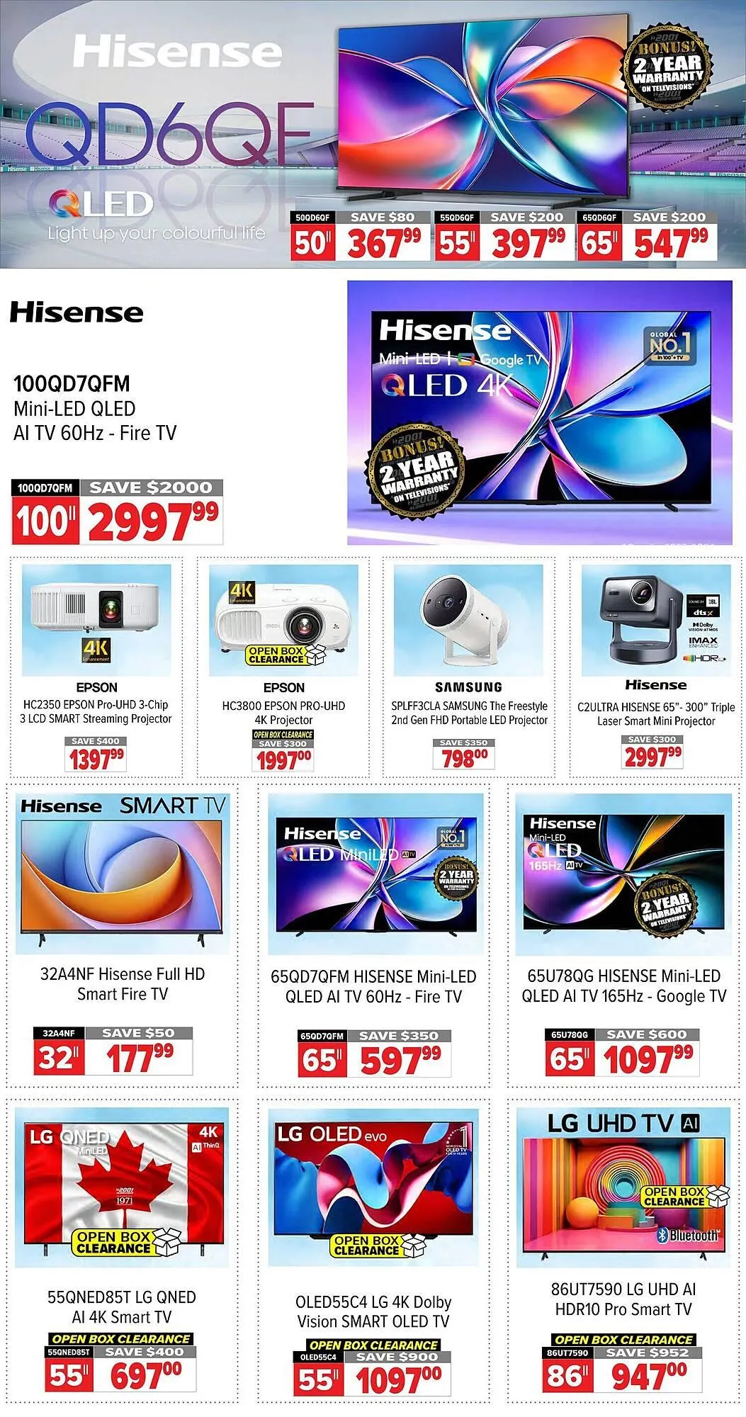 2001 Audio Video flyer from February 13 to February 20 2026 - flyer page 2