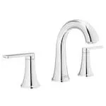Corsham Widespread (8-inch) 2-Handle Bathroom Sink Faucet in Polished Chrome (Drain & Valve Included)