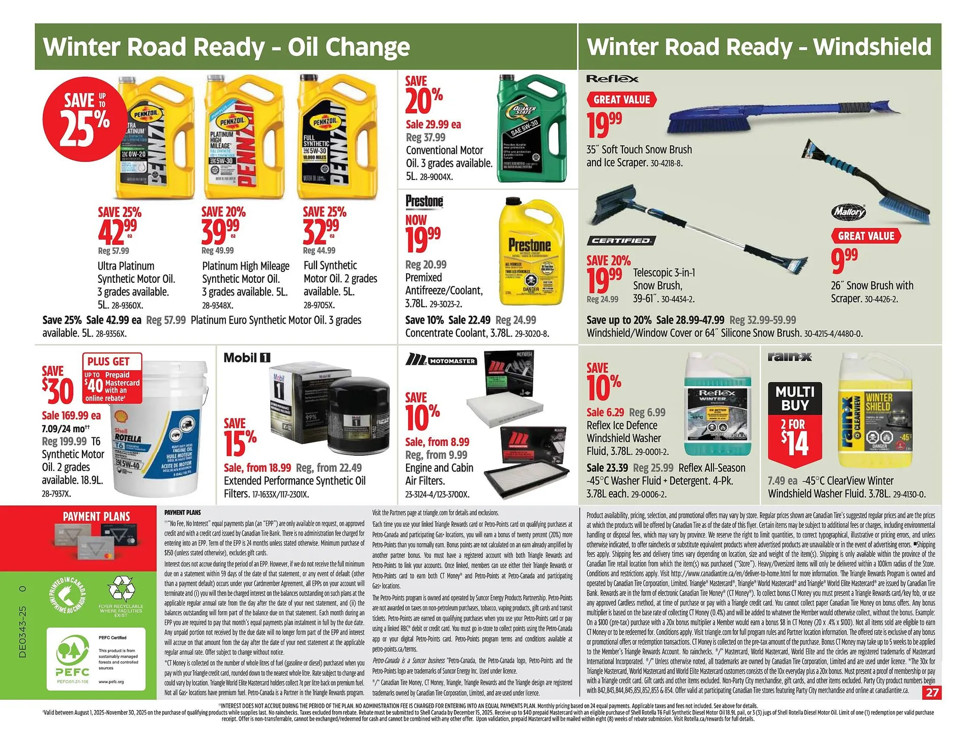 Canadian Tire flyer from October 16 to October 22 2025 - flyer page 27