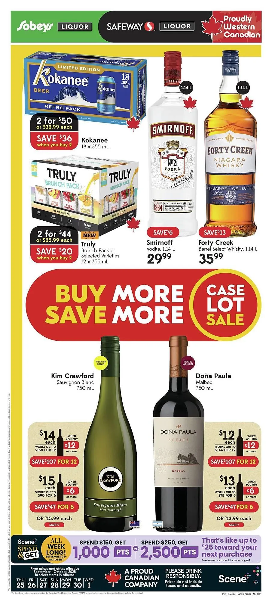 Safeway flyer from September 26 to October 17 2025 - flyer page 1