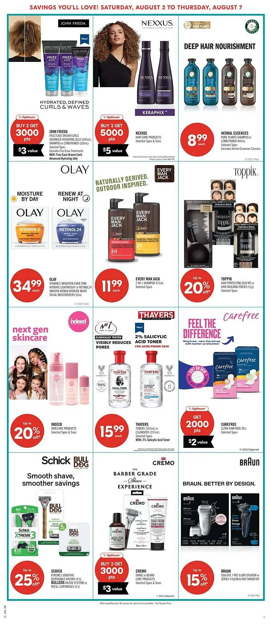 Shoppers Drug Mart flyer from July 31 to August 14 2025 - flyer page 11