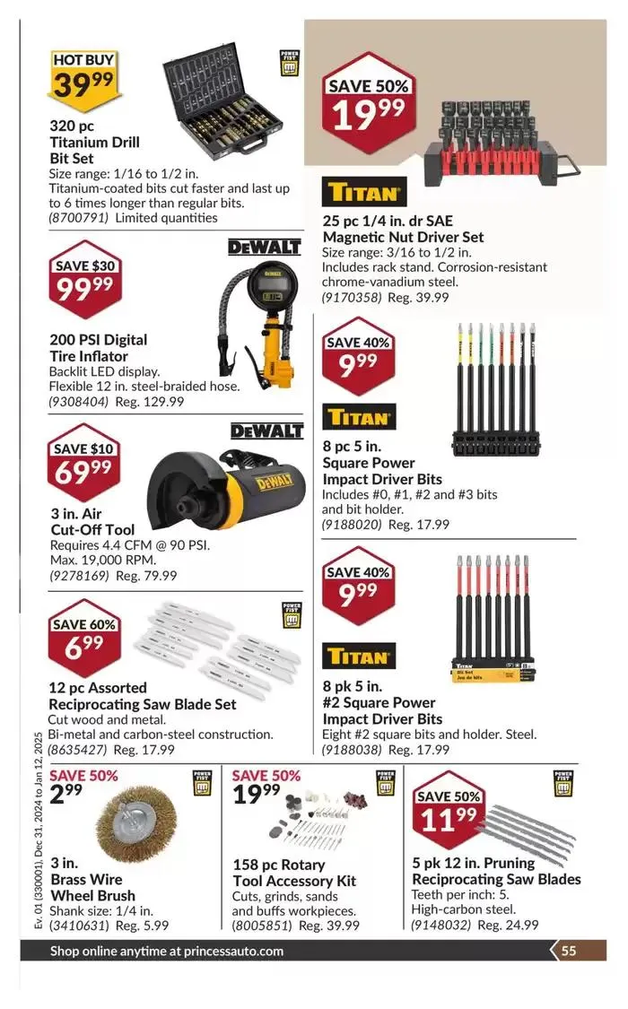 Current bargains and offers from December 31 to January 12 2025 - flyer page 59