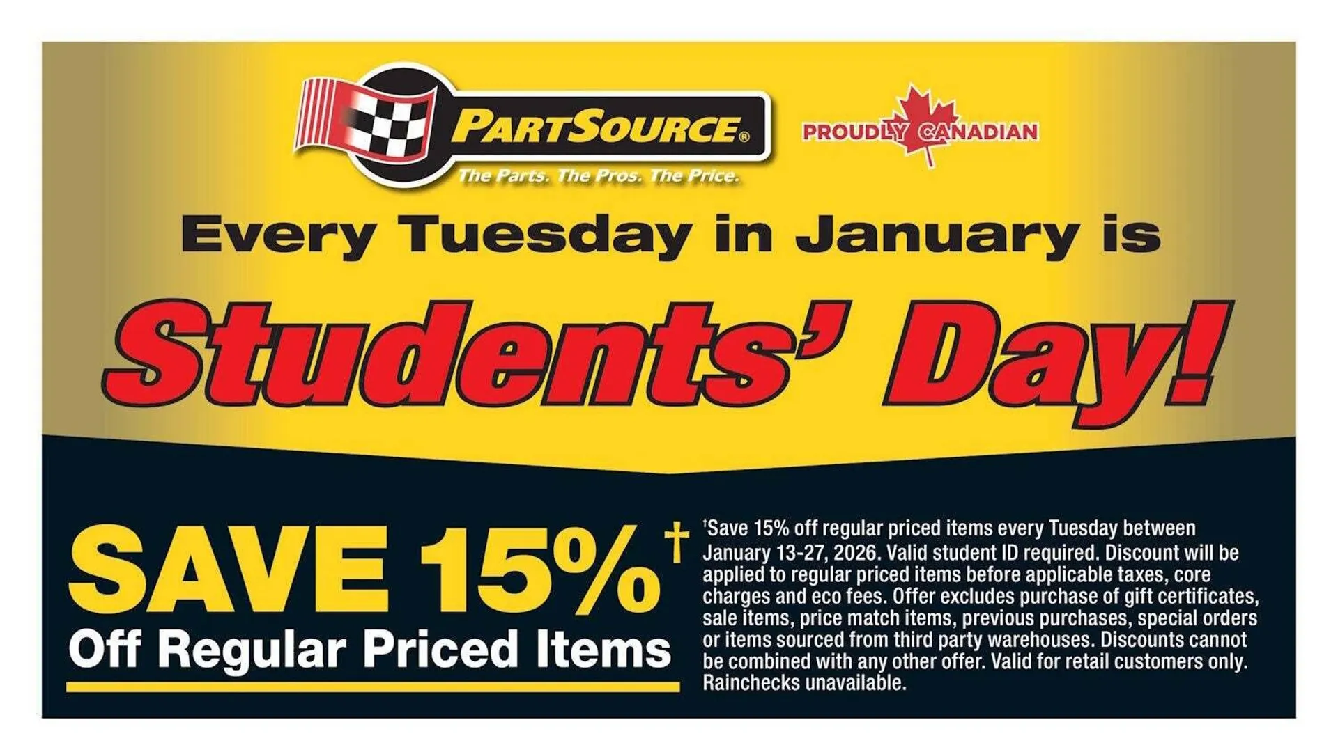 PartSource flyer from January 8 to January 15 2026 - flyer page 5