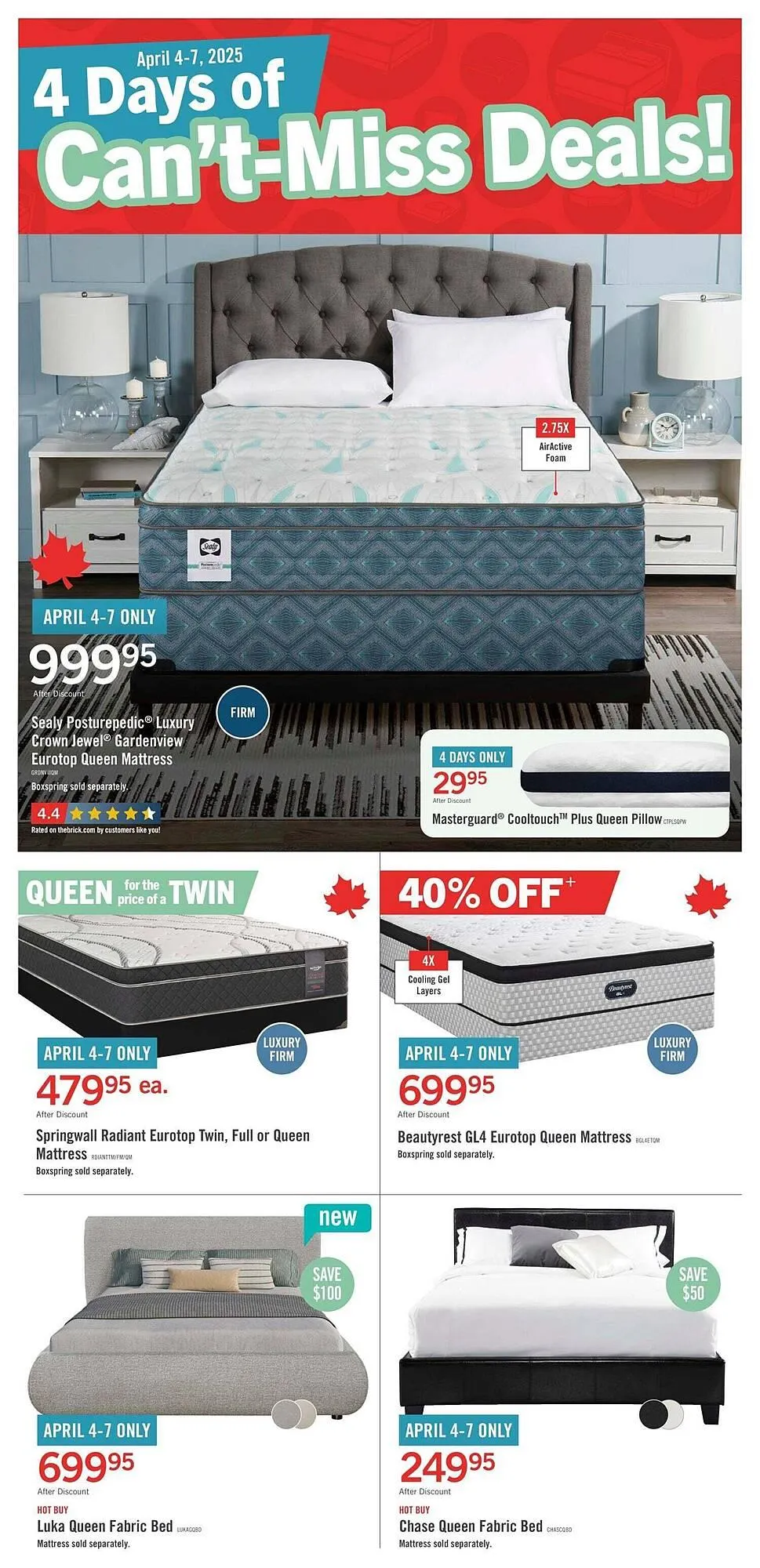 The Brick flyer from April 1 to April 18 2025 - flyer page 2