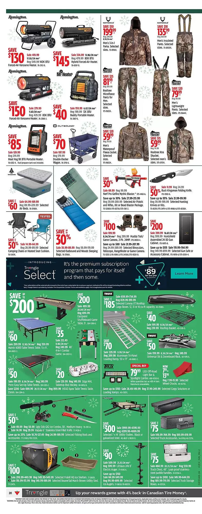 Canadian Tire flyer from November 21 to November 28 2024 - flyer page 20