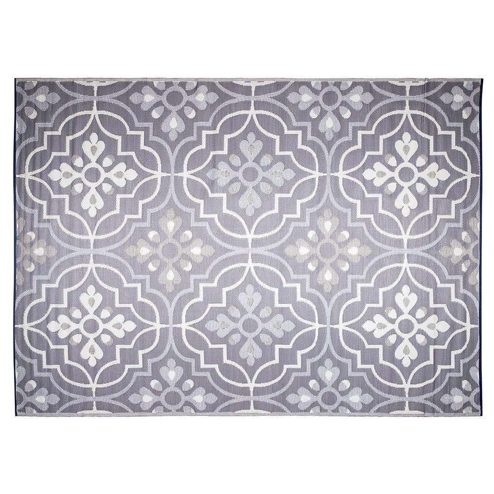 KSP Outdoor 'Tile Braga' All Season Mat (Blue, 9' x 12')