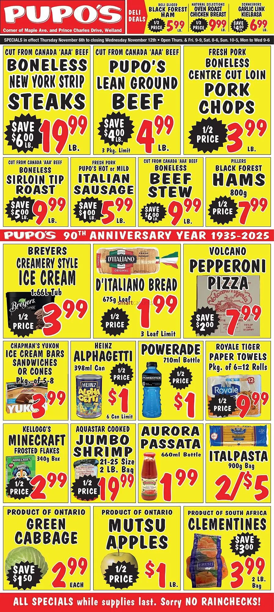 Pupo's Food Market flyer from November 6 to November 12 2025 - flyer page 1