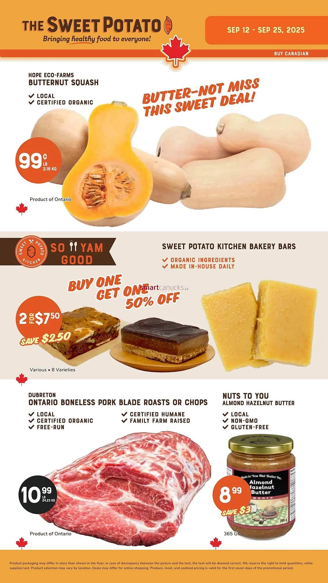 The Sweet Potato flyer from September 12 to September 18 2025 - flyer page 1