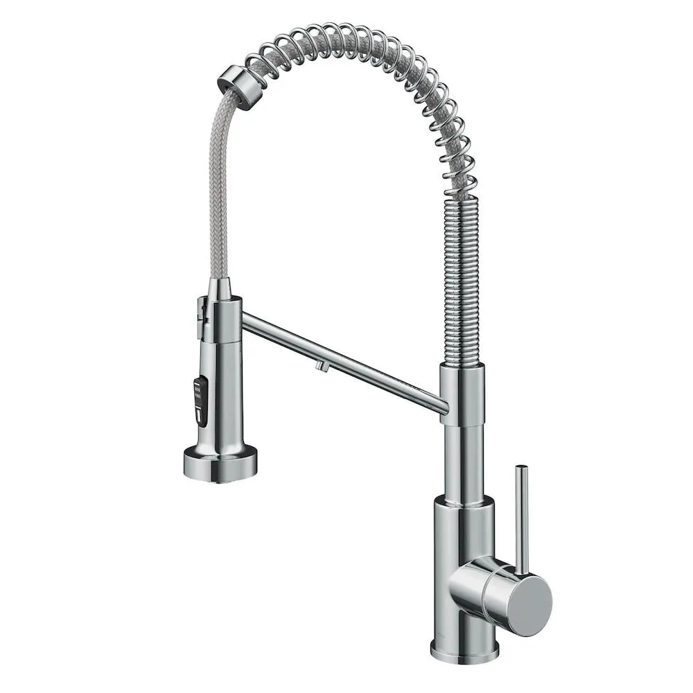 Bolden Pull-Down Single Handle Water Filter Faucet in Chrome