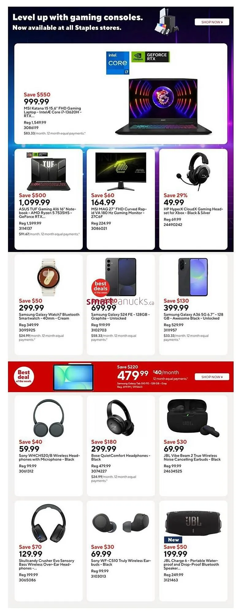 Staples flyer from August 29 to September 4 2025 - flyer page 6