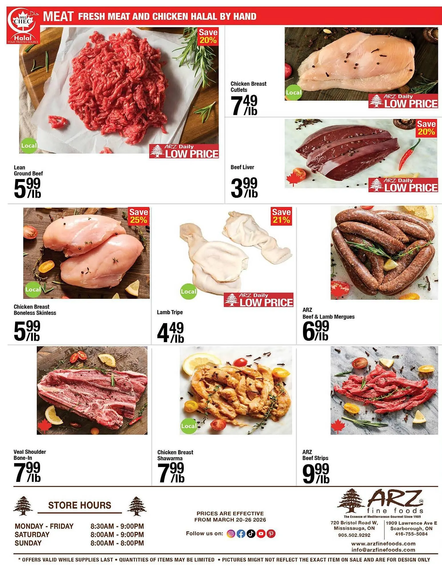 Arz Fine Foods flyer from March 20 to March 26 2026 - flyer page 12