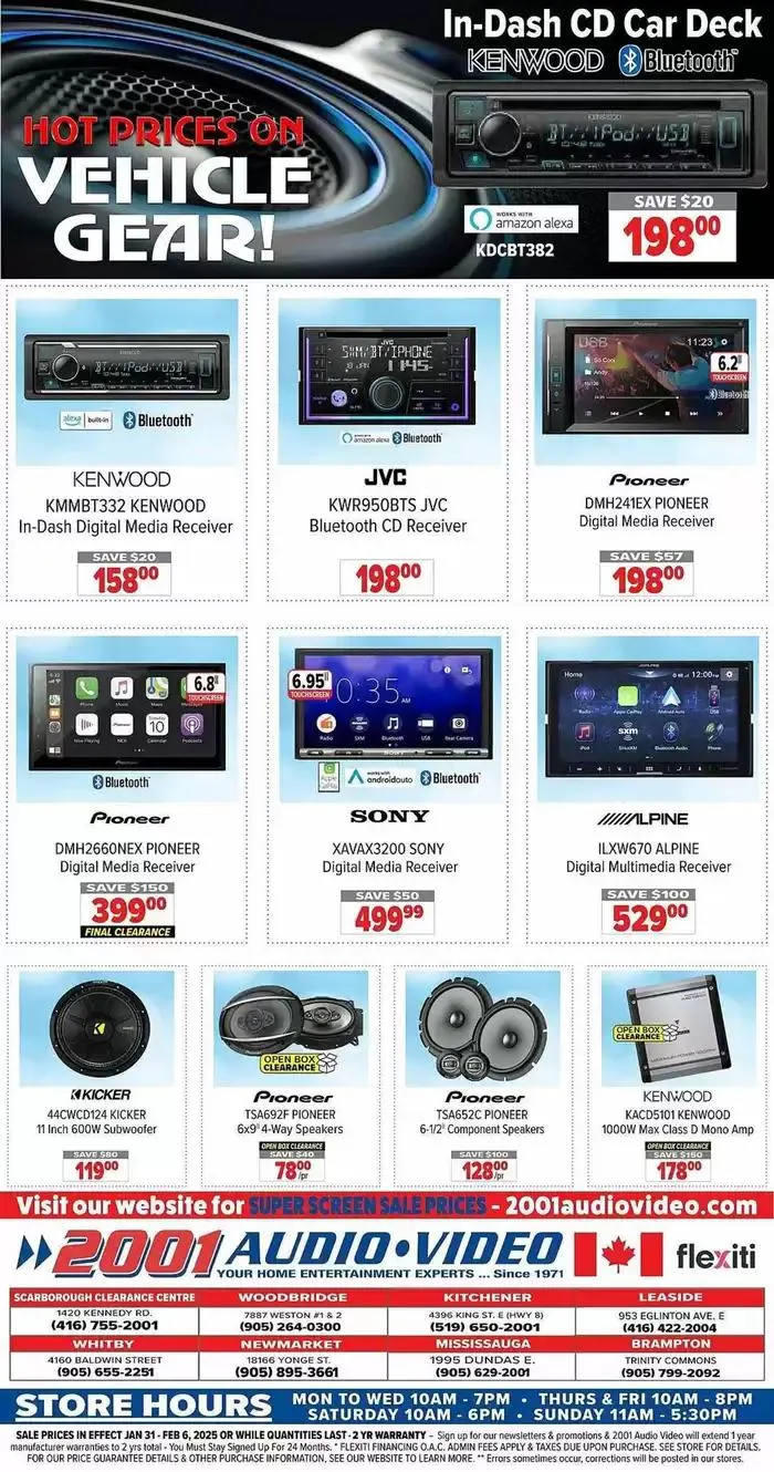 2001 Audio Video weekly flyer from January 31 to February 7 2025 - flyer page 15