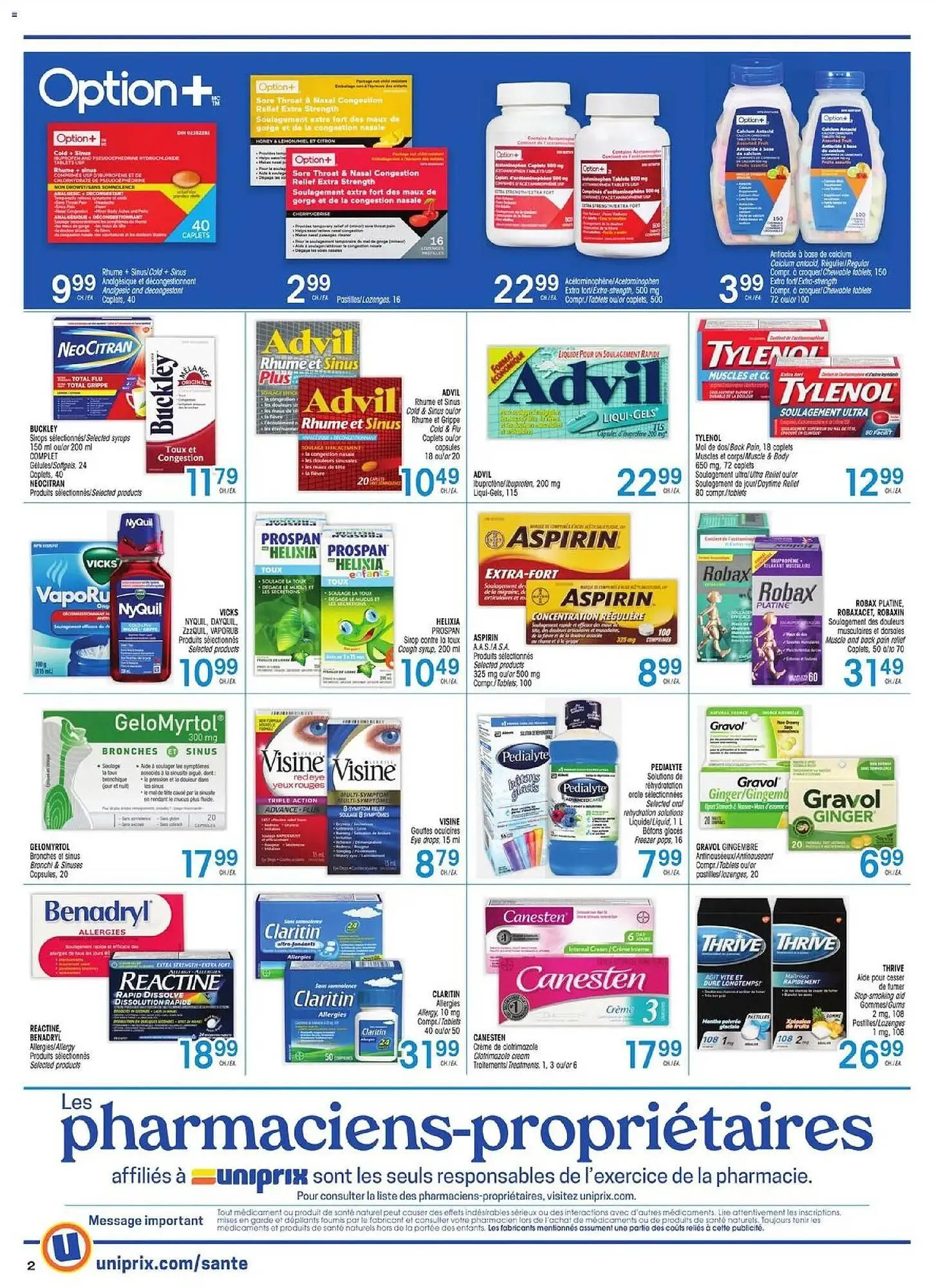 Uniprix flyer from October 23 to October 30 2025 - flyer page 2