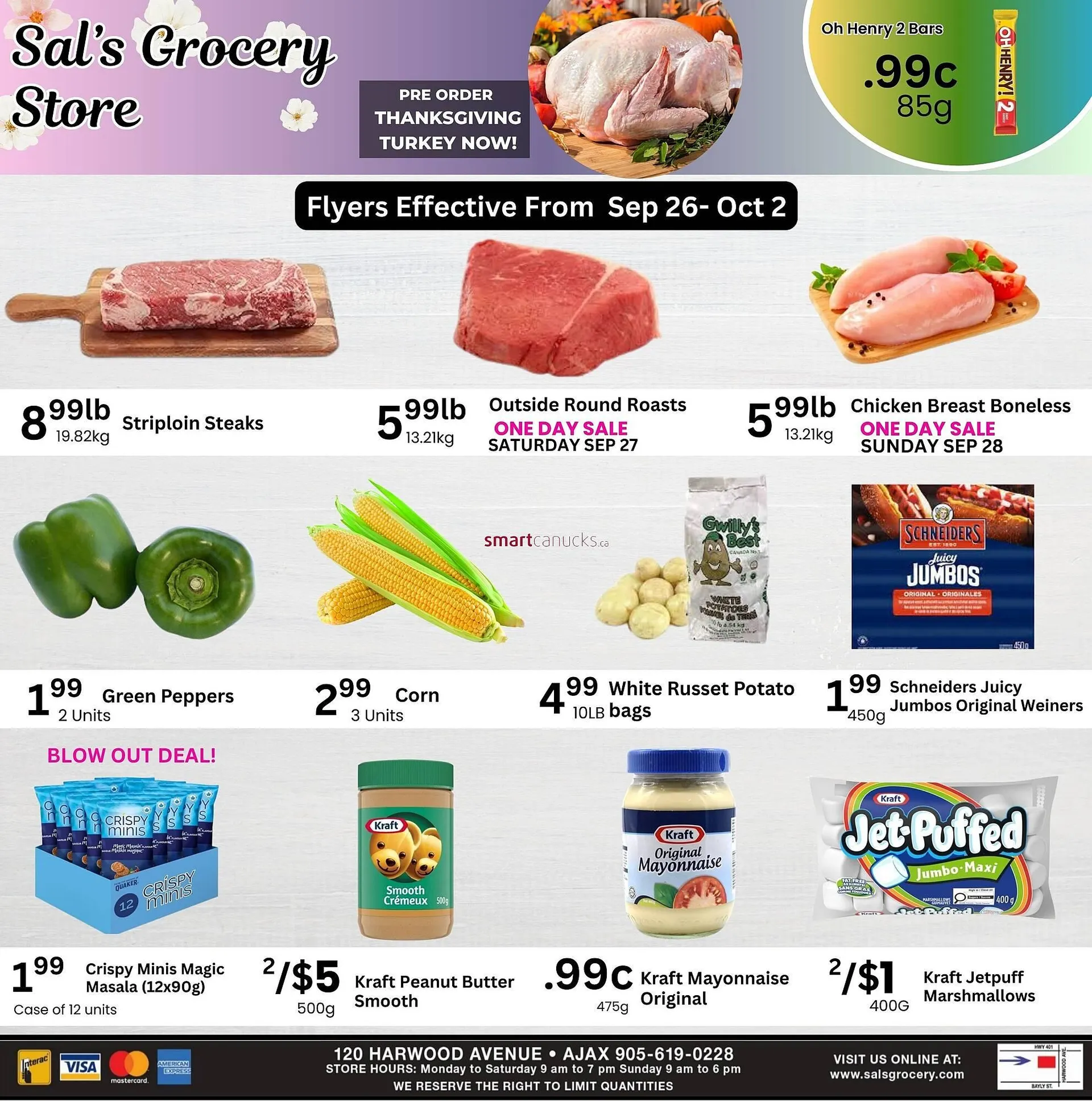 Sal's Grocery flyer from September 26 to October 2 2025 - flyer page 1