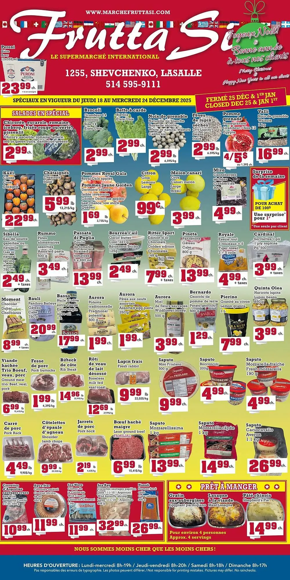 Frutta Si flyer from December 18 to December 24 2025 - flyer page 1