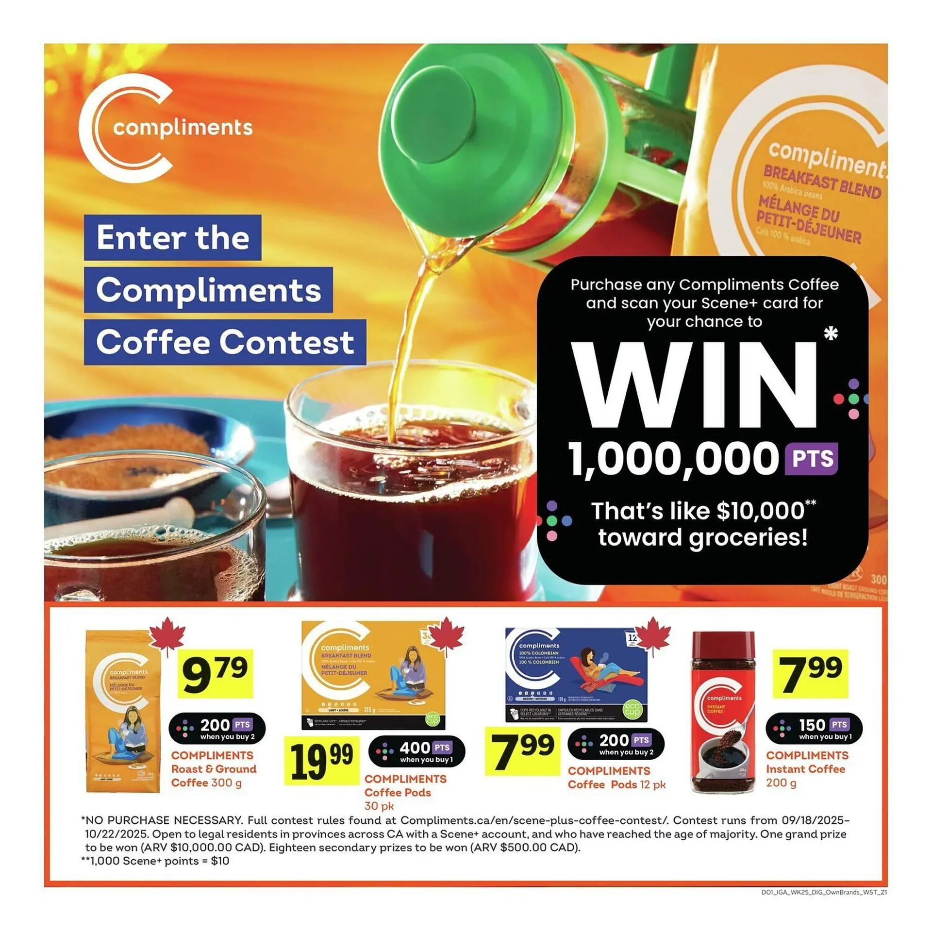 IGA flyer from October 16 to November 6 2025 - flyer page 9